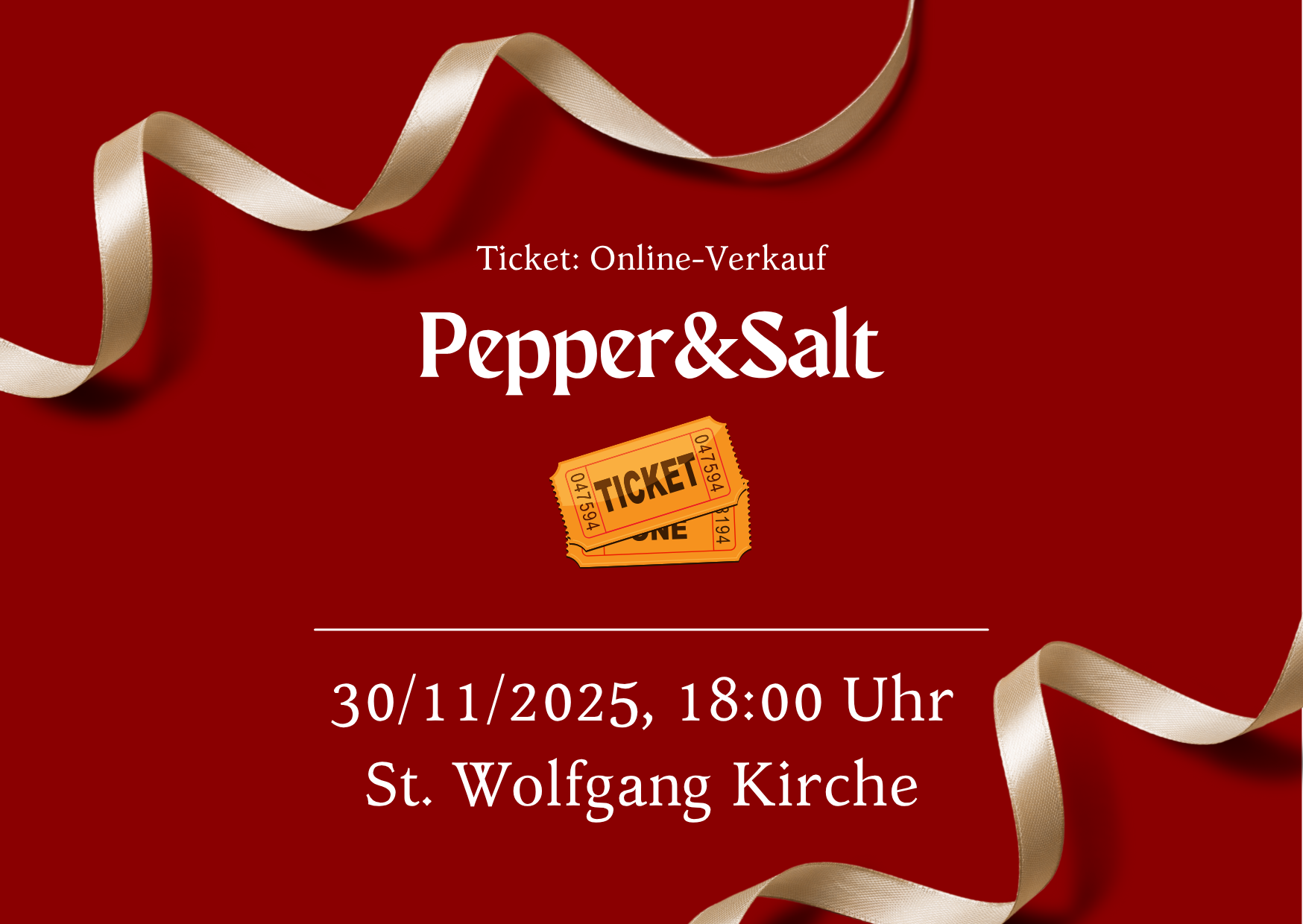 Ticketverkauf Konzert